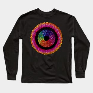 Psychedelic Abstract colourful work 63 Crest Long Sleeve T-Shirt